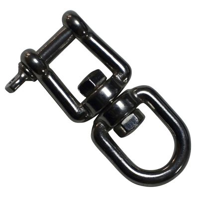Carabiner a ruota in alluminio a colori personalizzati con occhio mascellare in acciaio inossidabile resistente