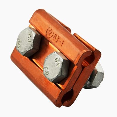 Connettore a scanalatura parallela bimetallico a filo fisso per connessioni di filo durevoli