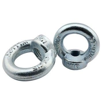 100% di ispezione prima di spedizione OEM Forgiato Acciaio Galvanizzato Lifting Eye Nuts
