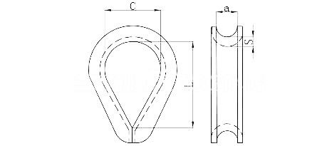 DIN6899 per rigging di dimensioni personalizzate